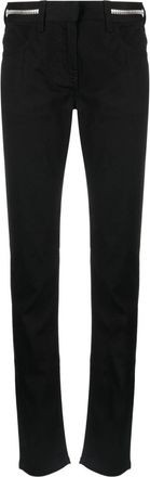 Givenchy embellished skinny jeans - women - Elastane/Cotton/Polyester/Cotton - 28 - Black