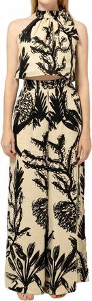 Bel Kazan Chelsey Wide Leg Pants In Lagoon