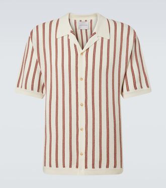 King & Tuckfield Striped wool shirt