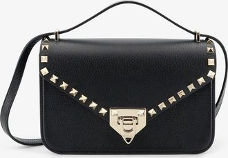 Valentino Garavani Borsa a tracolla Rockstud in pelle con dettaglio borchie - VALENTINO GARAVANI - gender_Woman