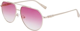 Longchamp LO174S 716 Womens Sunglasses Gold Size 57