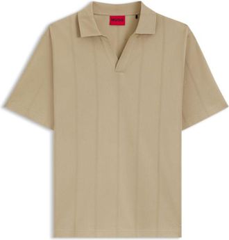 HUGO BOSS Relaxed-fit polo in breathable cotton