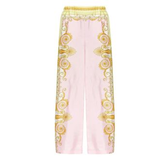Versace Wide Trousers, female, Multicolor, XS, Wide Trousers