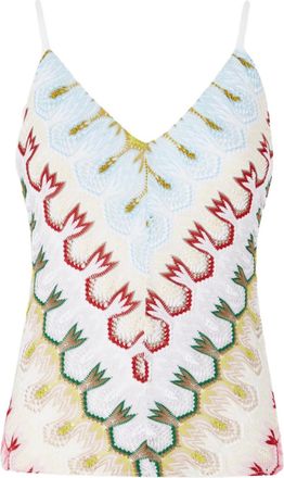 Missoni Top con scollatura posteriore - Bianco