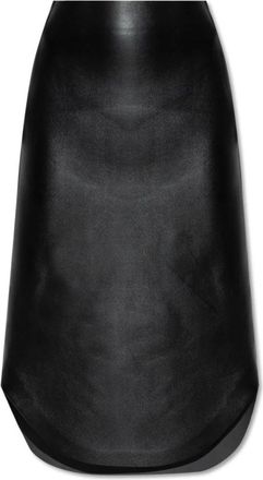 Diesel Vegan Leren Rok - Dames - Midirokken - Zwart - 2XS - Polyester - Rokken