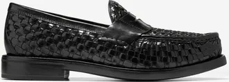 Cole Haan Mens Pinch Penny Woven Flexcraft Loafers - Black Size 10.5