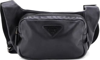 Prada Front Pocket Vitello Daino belt bag - Zwart