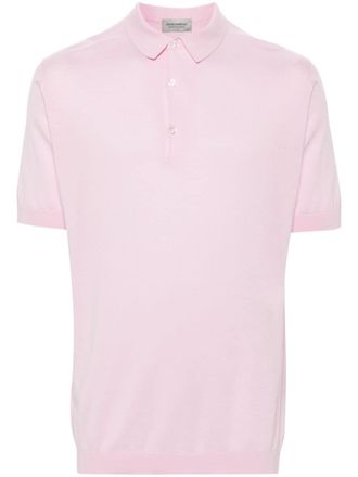 John Smedley Adrian cotton polo shirt - Pink
