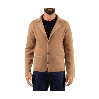 Daniele Fiesoli Truien & Vesten, Heren, Bruin, XL, Giacca