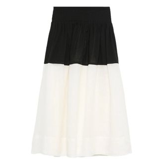 Sea New York Two-tone Midi Skirt