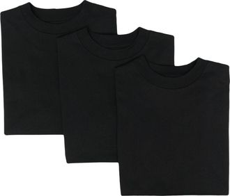 Jil Sander Logo-Patch Short-Sleeved T-Shirt Set - Womens - Cotton