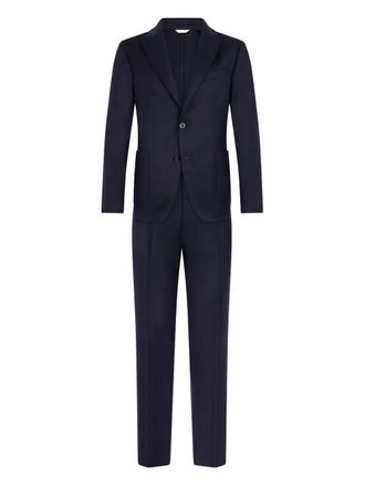 Boglioli two-button patch-pocket suit - Blue