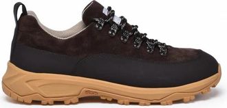 Eleventy Pedule in Suede - Heren - Sneakers - Zwart - 44 1/2 EU - Leer - Schoenen