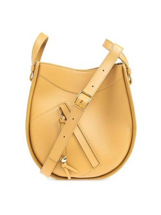 Loewe Hammock Slice Bag In Shiny Calfskin