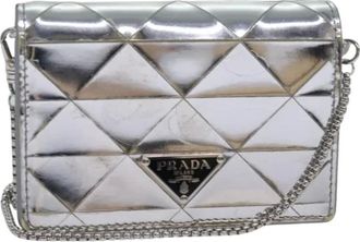 Prada Pre-owned Mini Bags, female, Gray, Size: ONE SIZE Pre-owned Vintage Mini Bag