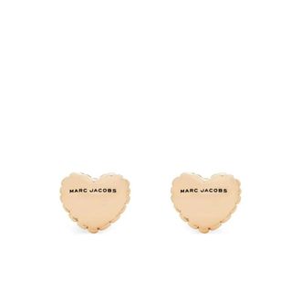 Marc Jacobs Accessoires, Dames, Geel, ONE Size, Oorstekers Hart Ballon