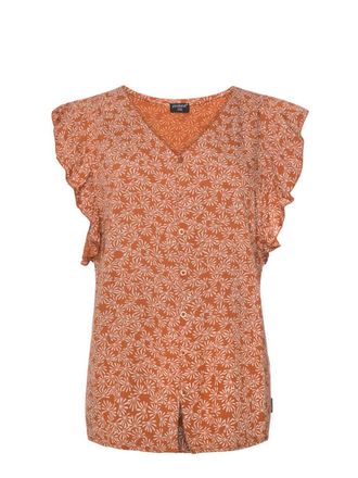 Protest Blusenshirt PROTEST Bluse PRTCOCOSOLO, Damen, Gr. L, braun (squirrelbraun), Obermaterial: 100% Viskose CV., Shirts Blusenshirt