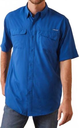 Ariat Venttek Outbound Classic Fit Shirt In True Blue
