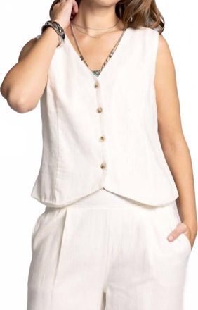 Thread & Supply Anastasia Vest In White