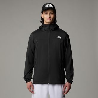 The North Face Mens Mountain Athletics Hooded Wind Jacket - Black - Size X-Small