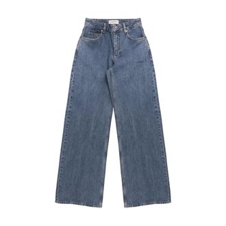 Marine Serre Donna, Jeans, Blu, L, new