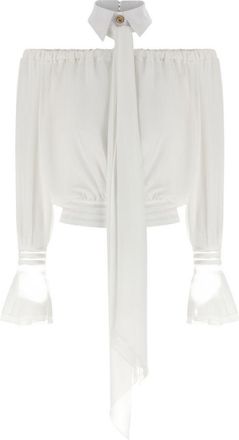 Elisabetta Franchi Womens Offshoulder Blouse