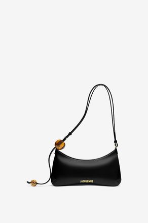 Jacquemus Schultertasche aus Glattleder Le Bisou Perle