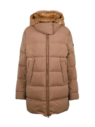 Peuterey Quilted Down Jacket with Glossy Finish and Functional Design