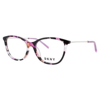 DKNY Ladies Tortoise Square Eyeglass Frames Dk7009
