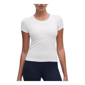 lululemon (WMNS) LULULEMON Swiftly Tech T-Shirt 2.0 Waist Length Slate White LW3FQHS-817983893