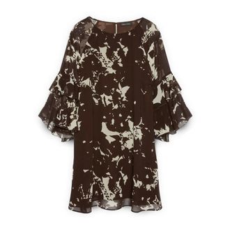 Fiorella Rubino Vestido corto Free con estampado - Dresses - Mujer - Marr&oacute;n - 4XL