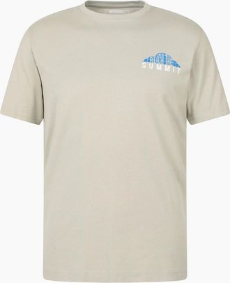 Mountain Warehouse Mens Mountain Warehouse Mens Reach The Summit Graphic T-Shirt - Grey - Size: 44