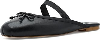 Steve Madden Cutesy Womens Flat Shoes Black Leather : 7.5 M