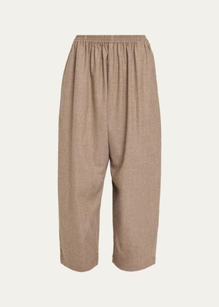 Eskandar Wool Flannel Japanese Trousers