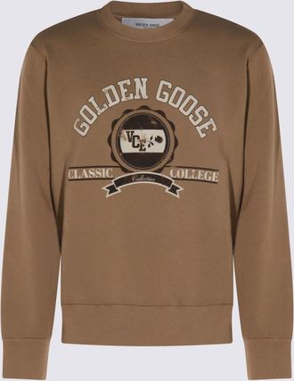 Golden Goose Beige Cotton Sweatshirt