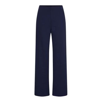 Ichi Pantaloni a gamba larga - - Trousers - Donna - Blu - S