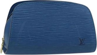 Louis Vuitton Pre-owned Clutches, female, Blue, Size: ONE SIZE Pre-owned Dauphine PM Pouch