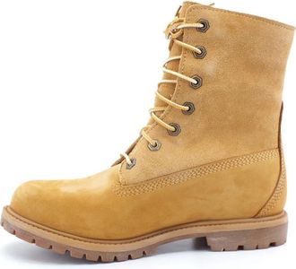 Timberland Teddy Fleece WP Boots - Dames - Veterlaarzen - Geel - 38 EU - Leer - Schoenen