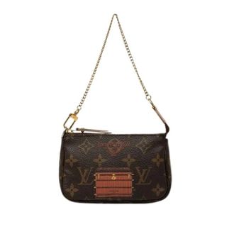 Louis Vuitton Pre-owned Mini Pochette Accessoires - Dames - Pre-owned - Bruin - Maat: ONE Size