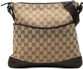 Gucci Borsa a tracolla Pre-owned in tela - - Pre-owned - Donna - Beige - ONE SIZE