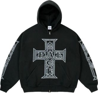Palace Y So Cross Pigment Hoodie Black P30CS225
