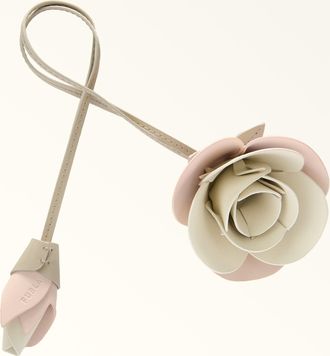 Furla Allegra Charm Toni Dusty Pink Multicolour Colourblock Sydney Calf Leather Woman