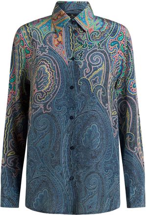Etro paisley-print shirt - Green