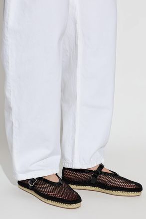 Alaia Espadrilles With Strap, Womens, Black