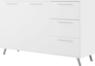 Mirjan24 C&oacute;moda Dortivu 160, Blanco, Con Cajones Y Puertas, N&uacute;mero De Cajones: 0, 86x139x41cm