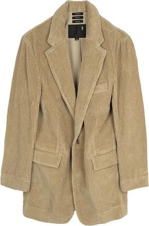 R13 Oversized Ragged Blazer - Dames - Blazers - Beige - XS - Katoen - Jassen