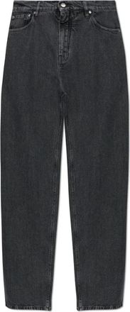 Jil Sander Rechte Jeans - Heren - Regular Fit Jeans - Grijs - W33 - Katoen - Jeans
