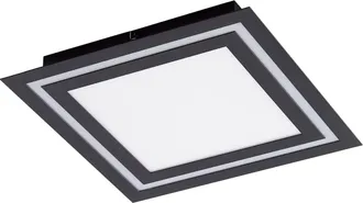 Lucande L&aacute;mpara De Techo Led leicy En Negro Metal - Lucande