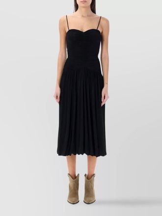 Isabel Marant elizabeth midi dress drop waist