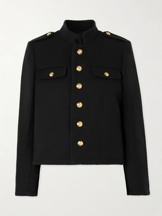 Nili Lotan Giacca In Twill Di Cotone Con Finiture Intrecciate Briella - Nero